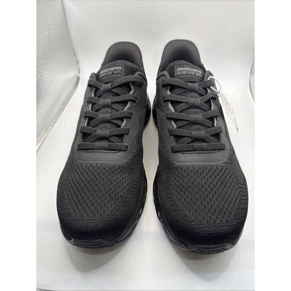 Skechers hands-free swift Fit men's Slip On Black No Bending Shoe. Size 10.5 New